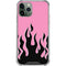 Pink Flames iPhone 12 Pro Max Clear Case