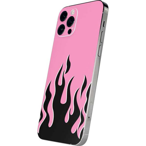 Pink Flames iPhone 12 Pro Max Skin