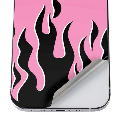 Pink Flames iPhone 12 Pro Max Skin