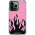 Pink Flames iPhone 13 Pro Clear Case