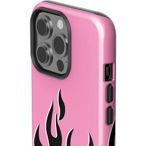 Pink Flames iPhone 13 Pro Impact Case