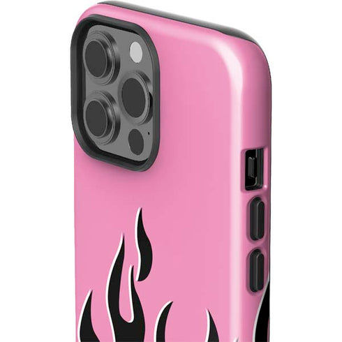 Pink Flames iPhone 13 Pro Max Impact Case