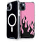 Pink Flames iPhone 14 Plus MagSafe Case