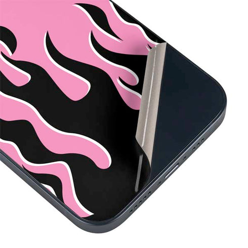Pink Flames iPhone 14 Plus Skin