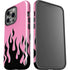 Pink Flames iPhone 15 Pro Impact Case
