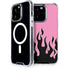 Pink Flames iPhone 14 Pro MagSafe Case