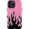 Pink Flames iPhone 15 Pro Max Impact Case