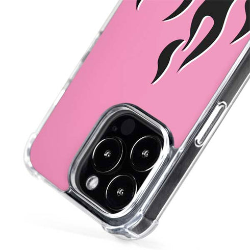 Pink Flames iPhone 14 Pro Max MagSafe Case