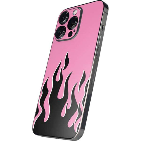 Pink Flames iPhone 14 Pro Max Skin