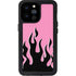 Pink Flames iPhone 14 Pro Max Waterproof Case