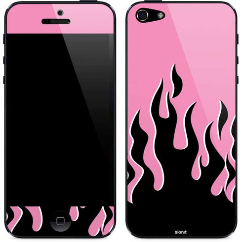 Pink Flames iPhone 5/5s/5SE Skin