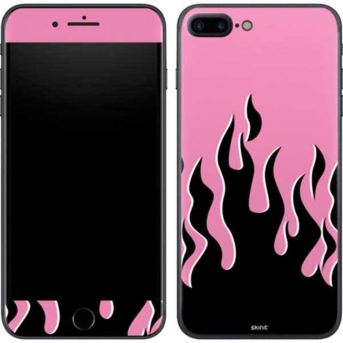 Pink Flames iPhone 7 Plus Skin