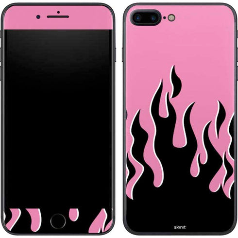 Pink Flames iPhone 8 Plus Skin
