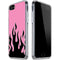 Pink Flames iPhone SE (2nd & 3rd Gen) Clear Case