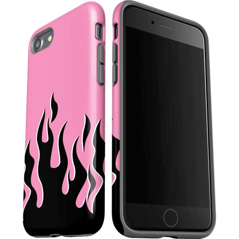 Pink Flames iPhone SE (2nd & 3rd Gen) Pro Case