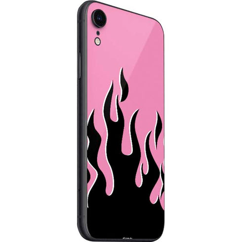 Pink Flames iPhone SE (2nd & 3rd Gen) Skin