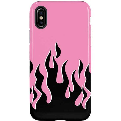 Pink Flames iPhone X Pro Case