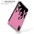 Pink Flames iPhone XR Clear Case