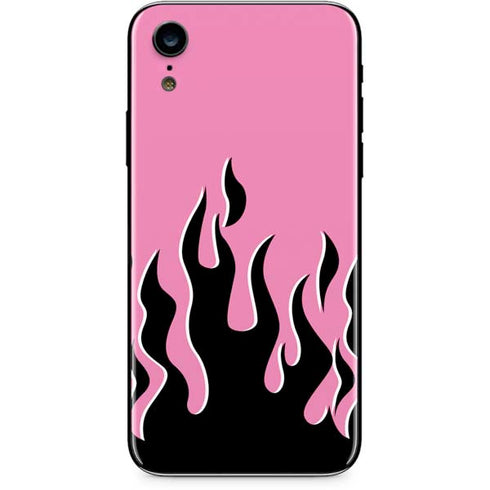 Pink Flames iPhone XR Skin