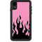 Pink Flames iPhone XR Waterproof Case