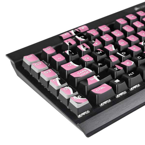 Pink Flames K95 RGB PLATINUM Mechanical Gaming Keyboard Skin