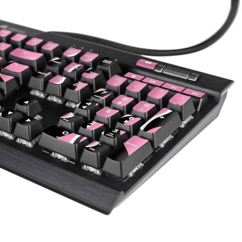 Pink Flames K95 RGB PLATINUM Mechanical Gaming Keyboard Skin