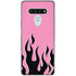 Pink Flames LG Stylo 6 Clear Case