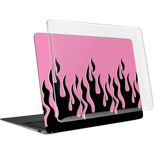 Pink Flames MacBook Air 13in M1 (2021) Case plus Skin