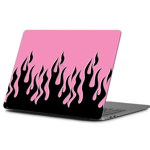 Pink Flames Apple MacBook Pro 13-inch Skin