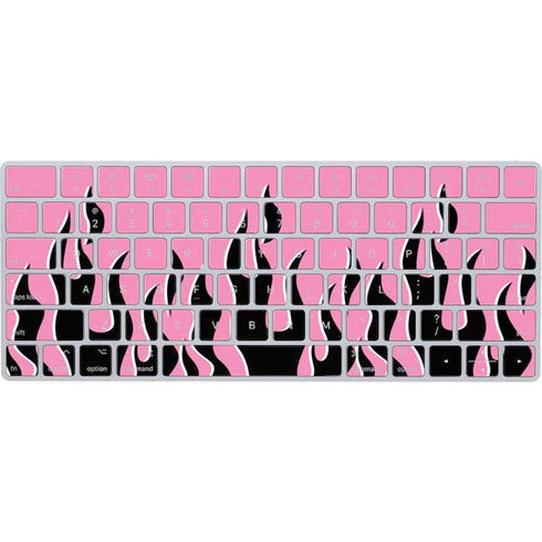 Pink Flames Magic Keyboard Skin