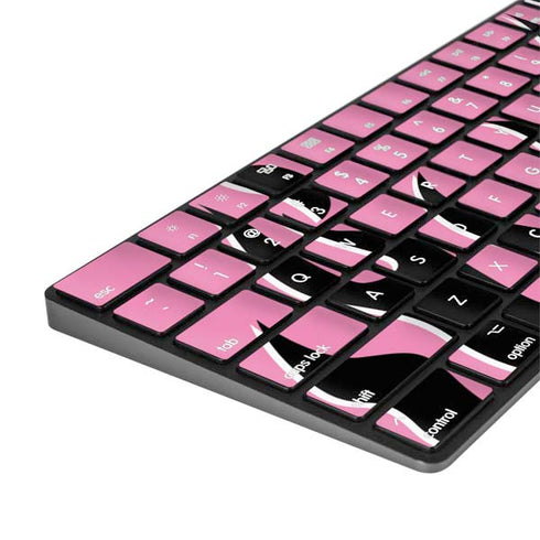 Pink Flames Magic Keyboard with Numeric Keypad Skin