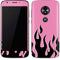 Pink Flames Moto E5 Play Skin