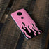 Pink Flames Moto E5 Plus Skin