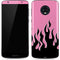 Pink Flames Moto G6 Skin