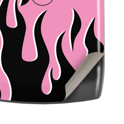 Pink Flames Motorola RAZR Skin