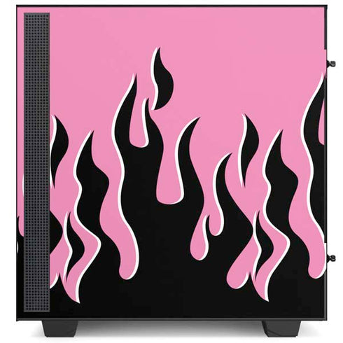 Pink Flames NZXT H510 Compact ATX Mid-Tower Case Skin