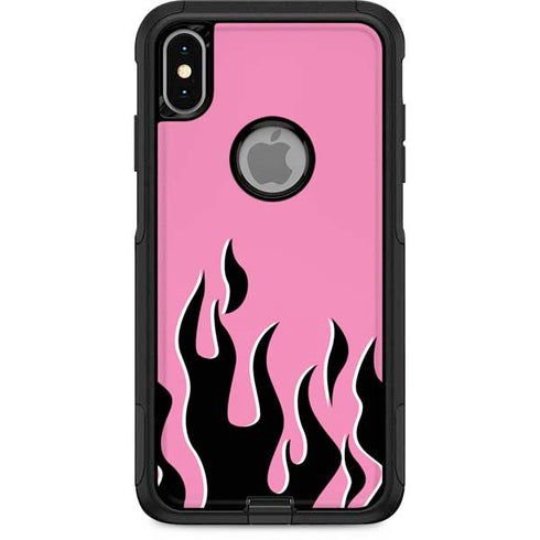 Pink Flames Otterbox Commuter iPhone Skin