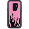 Pink Flames Otterbox Defender Galaxy Skin