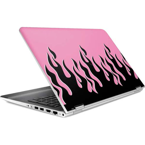 Pink Flames HP Pavilion Skin