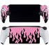 Pink Flames PlayStation Portal Remote Player Skin