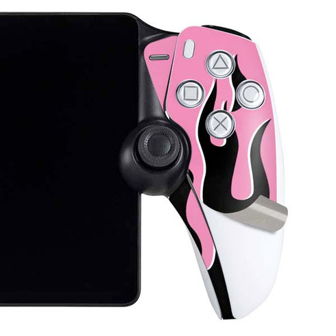 Pink Flames PlayStation Portal Remote Player Skin