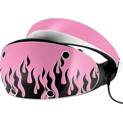 Pink Flames PlayStation VR2 Skin