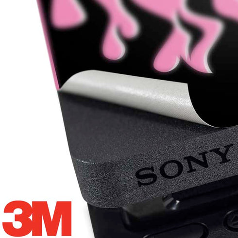 Pink Flames PS4 Slim Skin