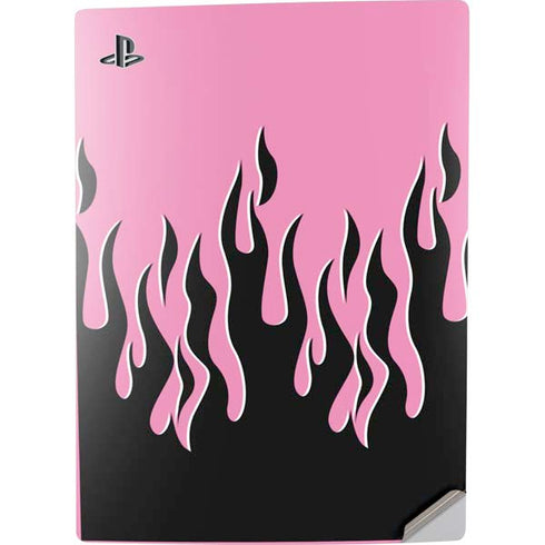 Pink Flames PS5 Digital Edition Console Skin