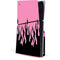 Pink Flames PS5 Slim Disk Console Skin