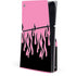 Pink Flames PS5 Slim Disk Console Skin