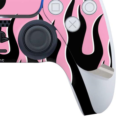 Pink Flames PS5 Slim Digital Edition Bundle Skin