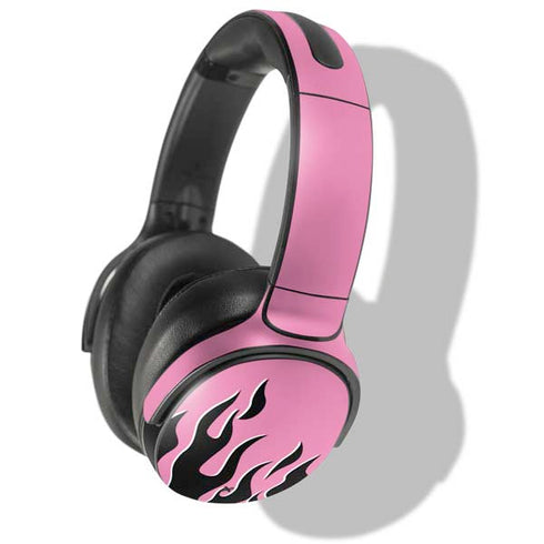 Pink Flames Skullcandy Venue Skin