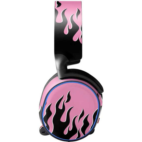 Pink Flames SteelSeries Arctis 3 Skin
