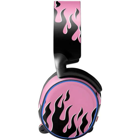 Pink Flames SteelSeries Arctis 5 Skin